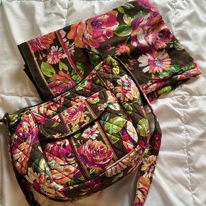 Vera Bradley bag and scarf bundle